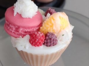 Соева свещ "Мъфин ванилия" с аромат на нежна ванилия